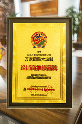 整木定制经销商推崇品牌